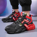 High Top Chunky Sneakers – Fashion Casual Streetwear Shoes with Colorblock Design