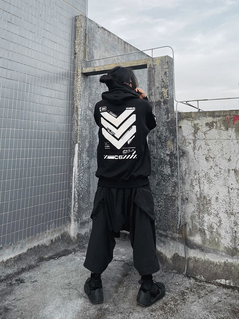 Sim25 Cyberpunk Neck Gaiter Hoodie