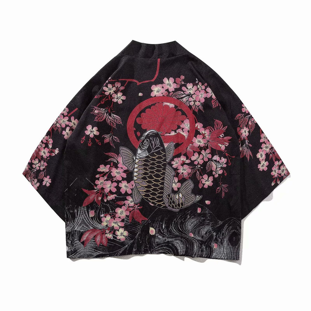 YC09 Fish in the Pond Kimono