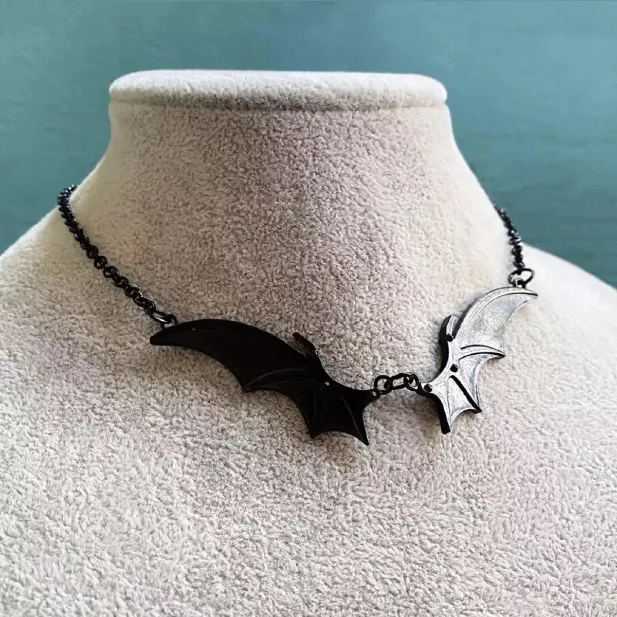 Gothic Vampire Bat Wing Choker Necklace