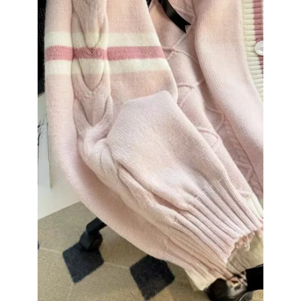 Bow Knit Cardigan