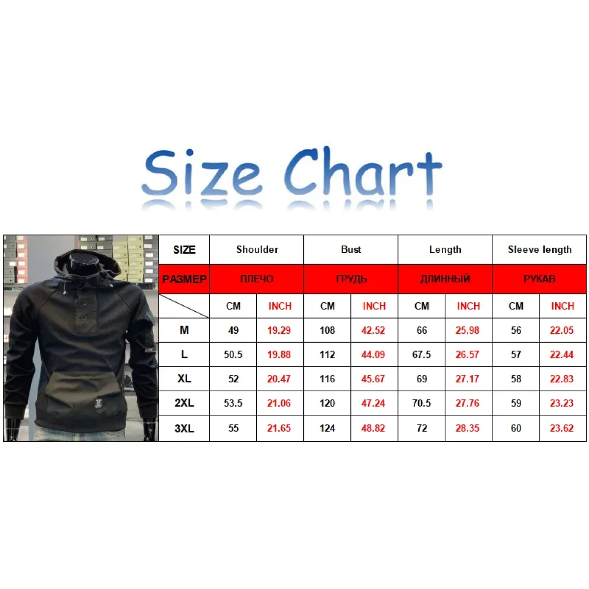 Buttoned Cargo Hoodie with Pockets