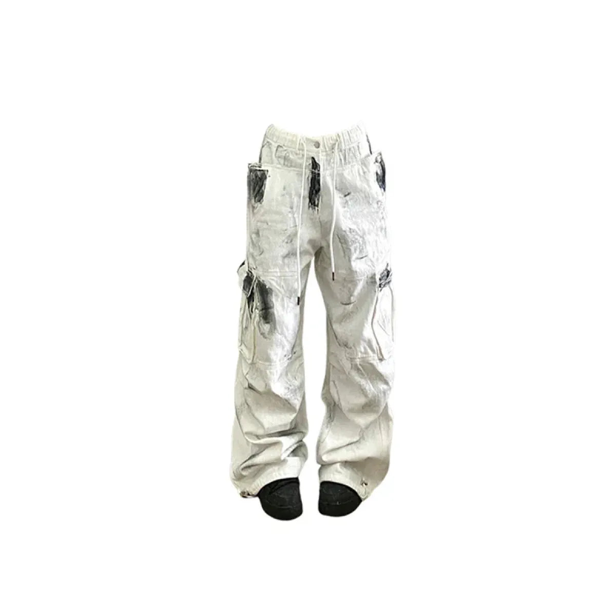 Vintage White Cargo Jeans