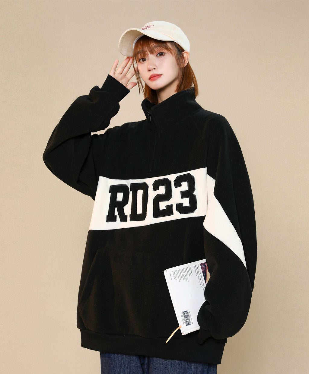 Women's RD23 Quarter Zip Up Sweatshirt