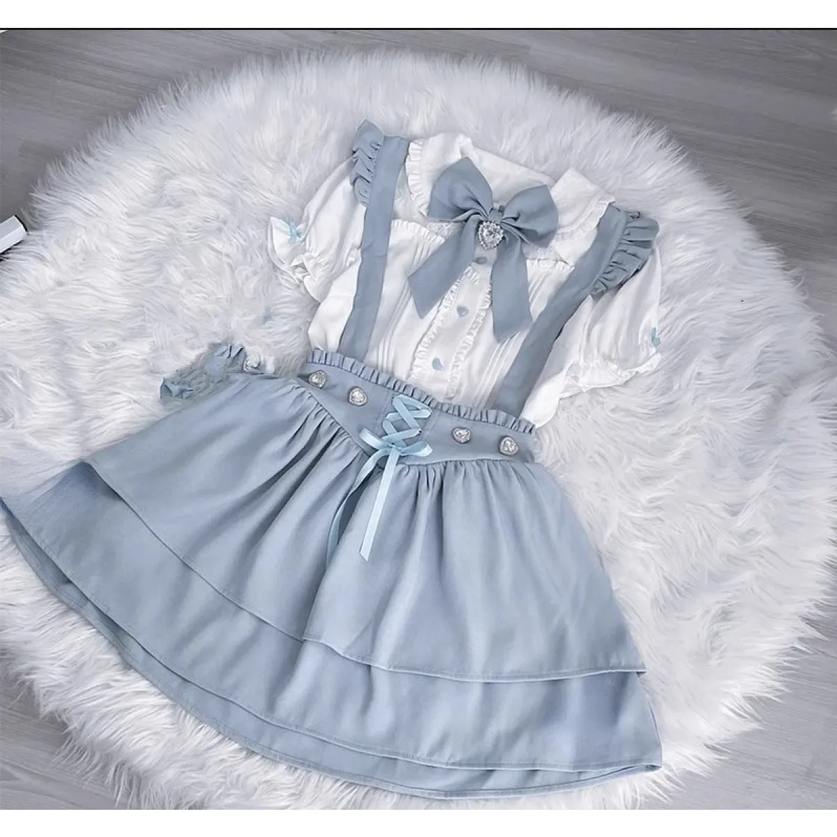 Sweet Fairy Kei Ribbon Blouse
