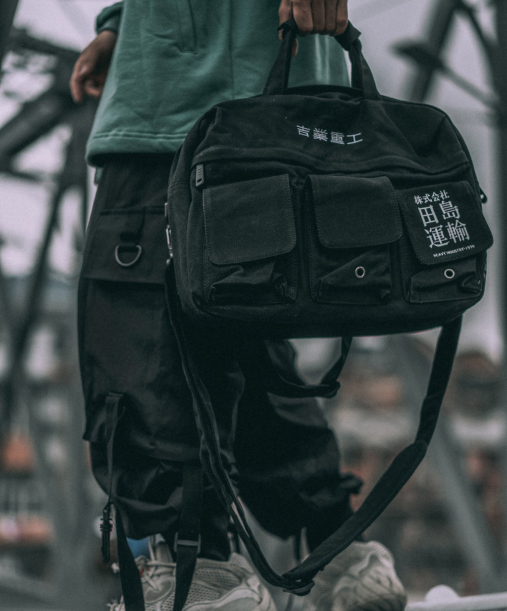 Industrial Crossbody Bag
