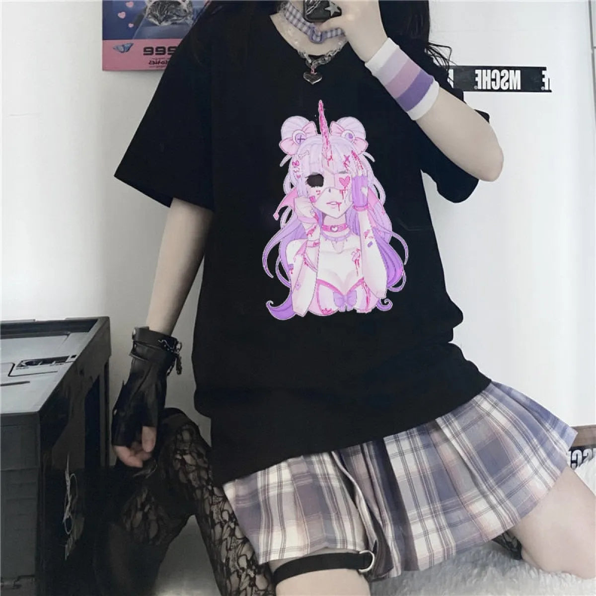 Sexy Harajuku Anime Girl Shirt