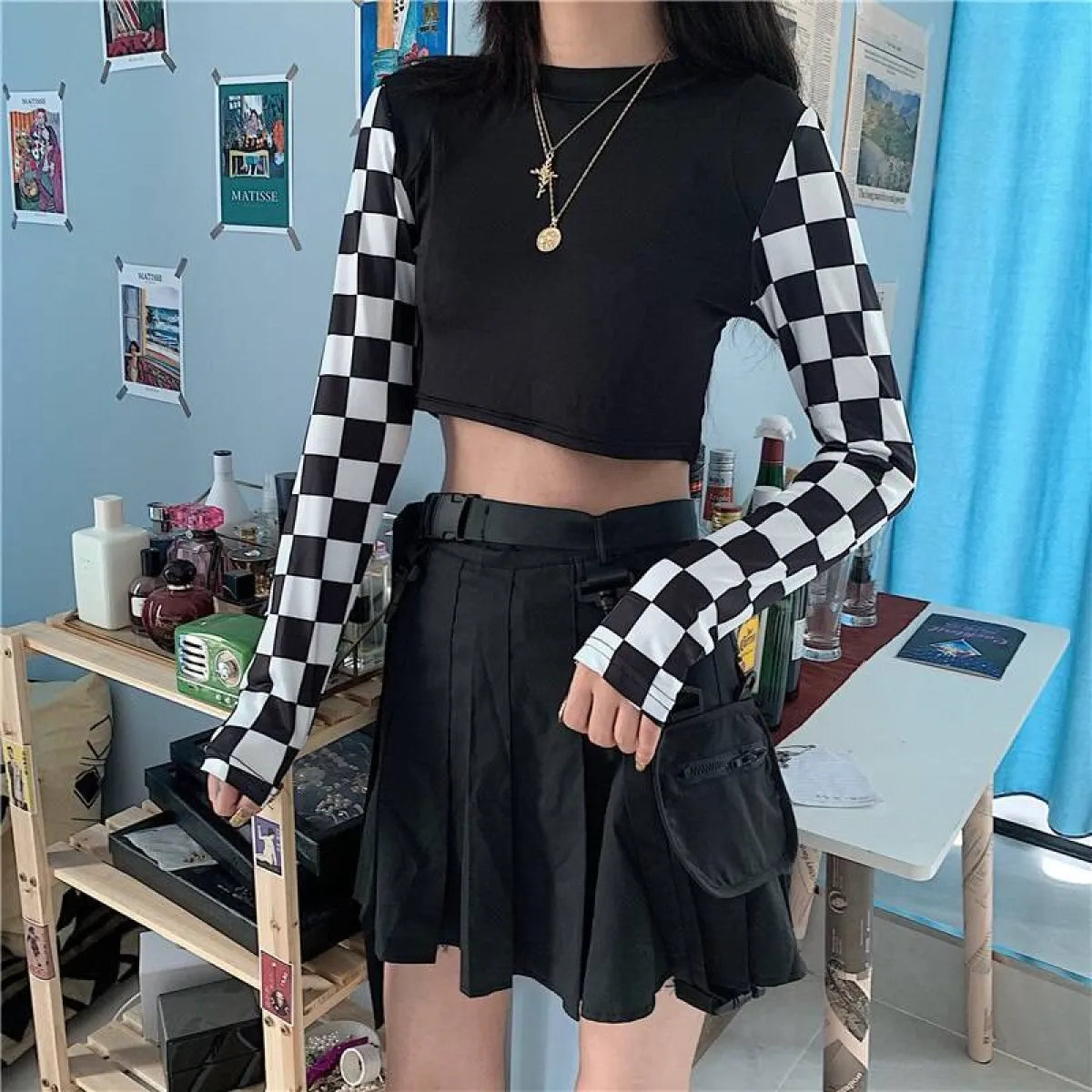 Harajuku Checkered Shirt
