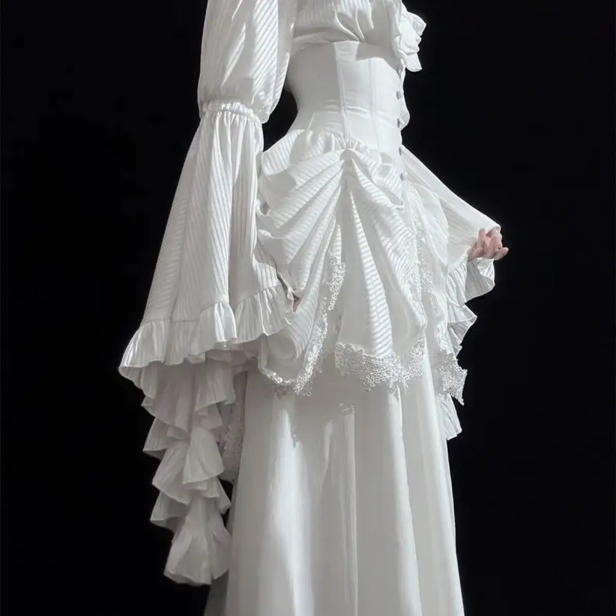 Harajuku Lolita Ruffle Sleeve Top