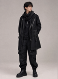 Worn by a Japanese male model: Dark Revolution Tech Jacket