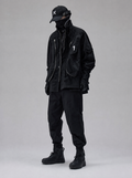 Worn by a Japanese male model: Cyber IX Jacket