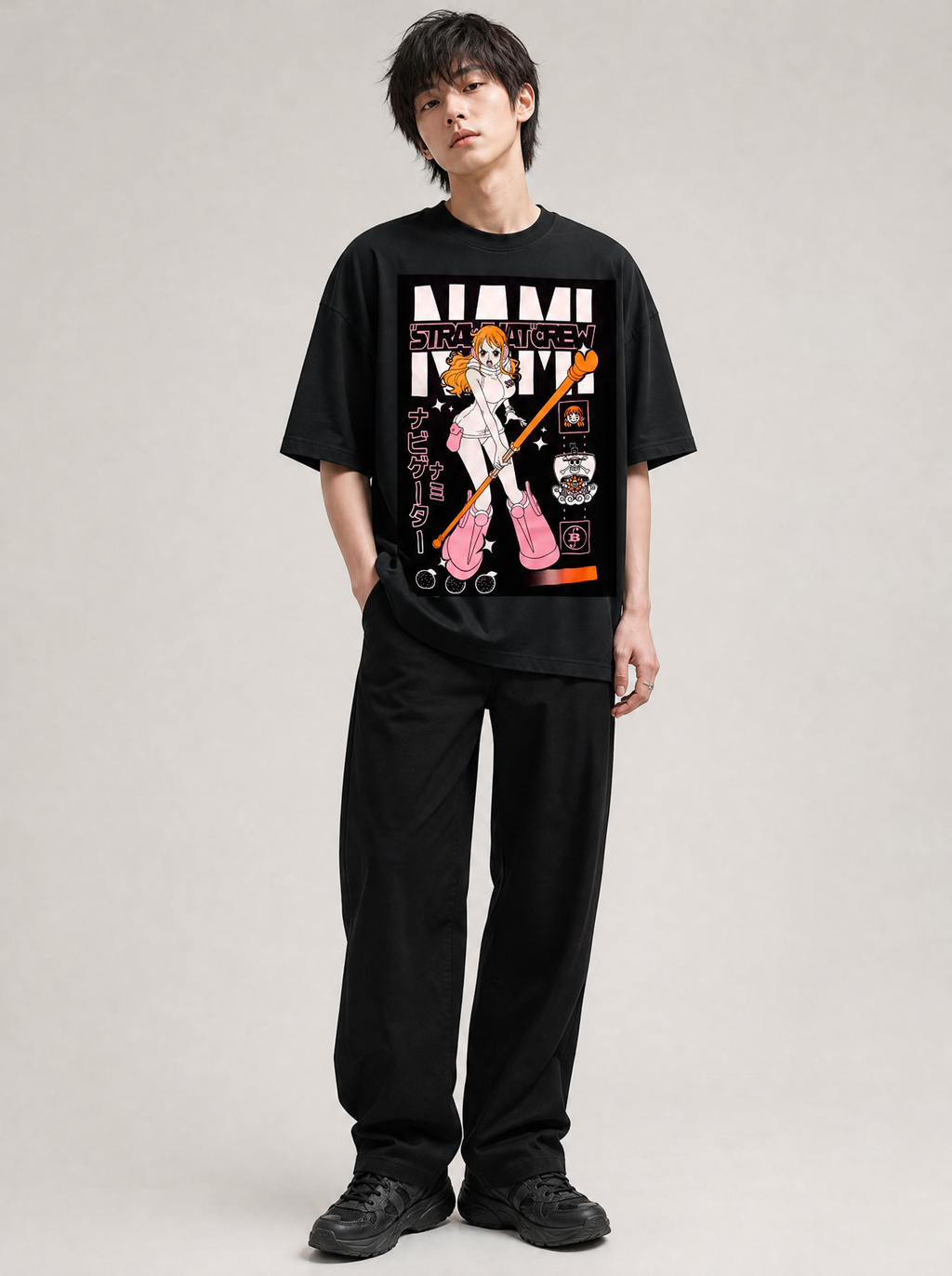 Egghead Island Tee worn by model