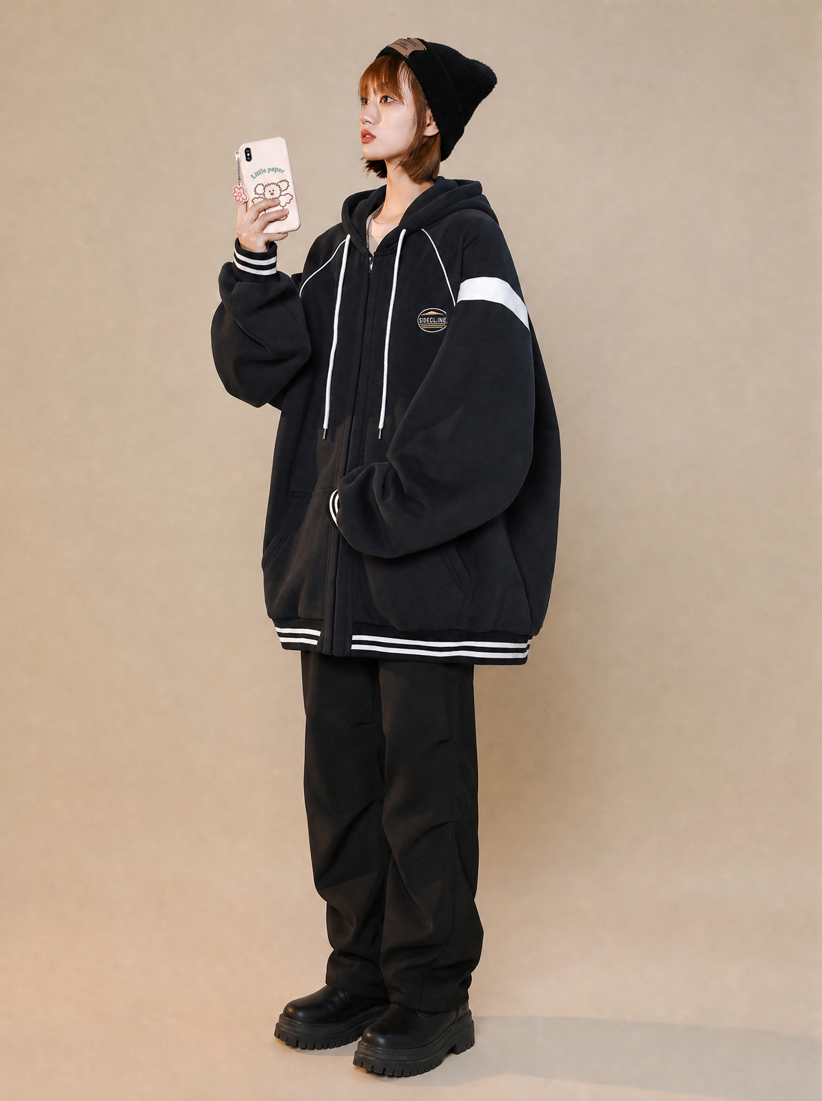 Worn by a Japanese female model: Women's Southside Jacket