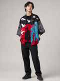 Worn by a Japanese male model: YC6026 Last Samurai Kimono