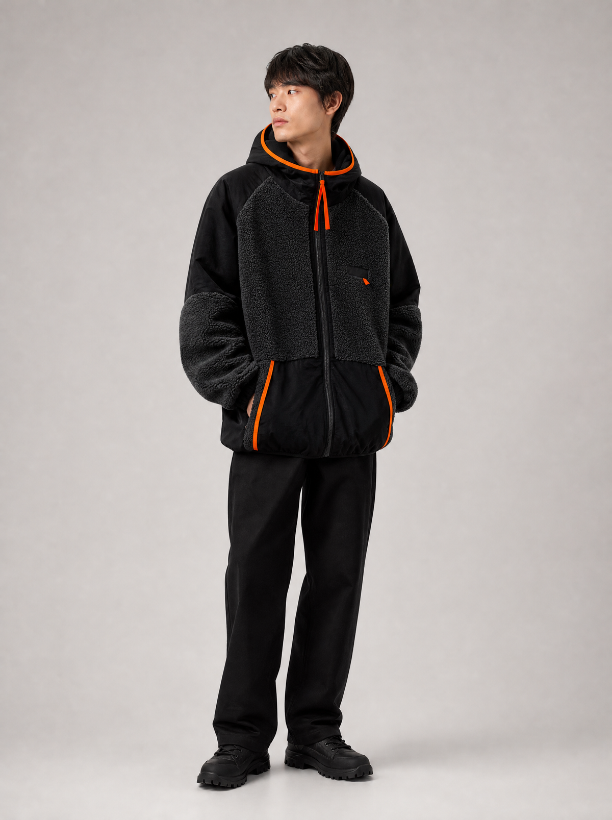 Worn by a Japanese male model: Wilderness Noden Jacket