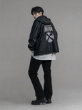 Worn by a Japanese male model: HiJ5 Defiance Jacket