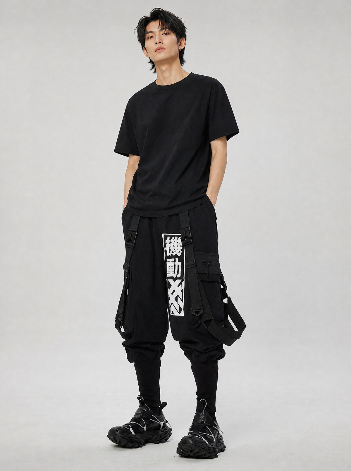 Worn by a Japanese male model: IBP136 Movement Jogger Pants