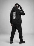 Worn by a Japanese male model: IBJ518 Niepce Combat Windbreaker