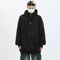 Harajuku High Neck Hoodie