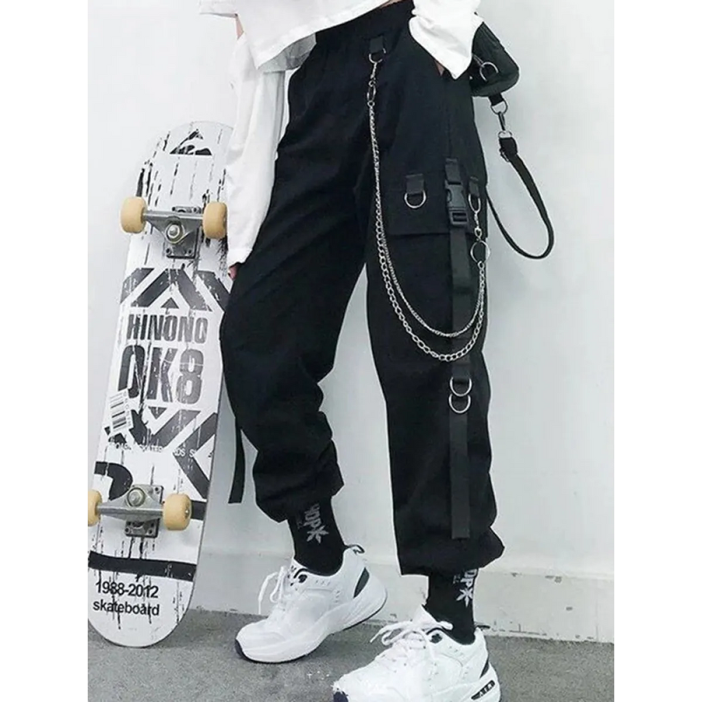 High Waist Streetwear Pants