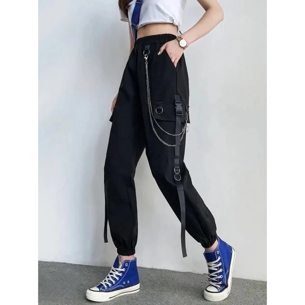 High Waist Streetwear Pants