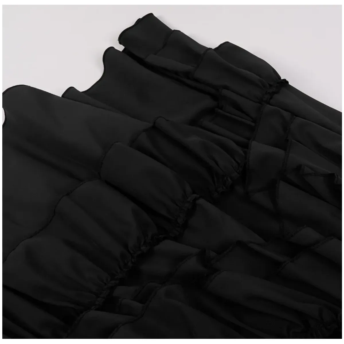 High Waist Victorian Ruffled Skirt – Gothic Steampunk