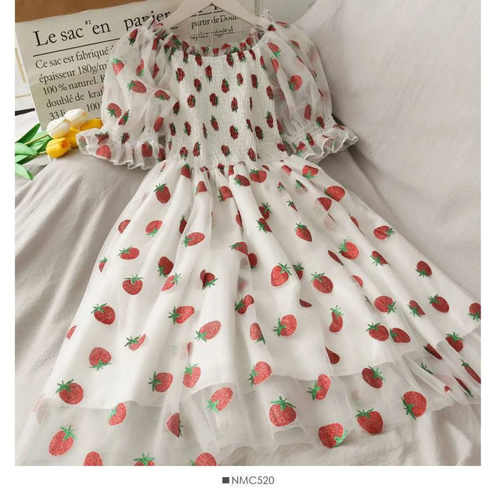 Kawaii Strawberry Dress