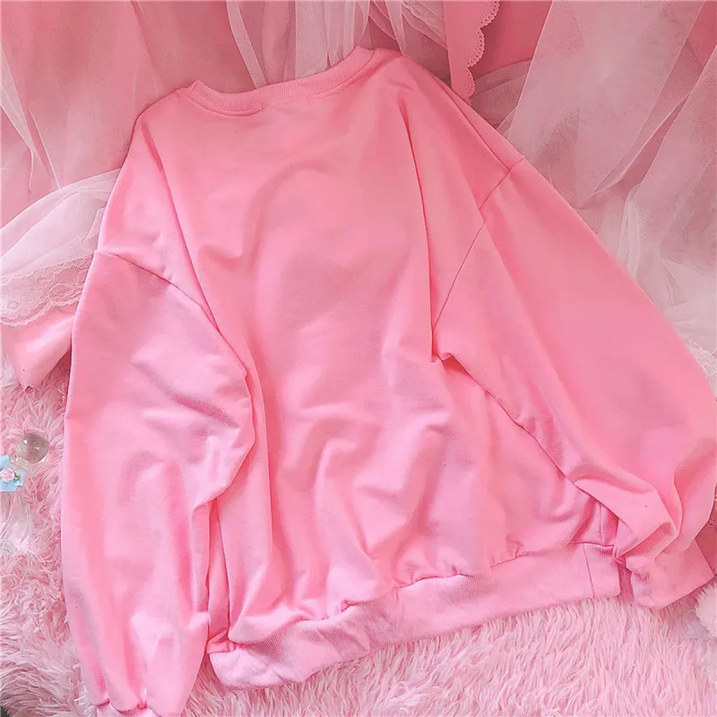 Harajuku Kawaii Strawberry Sweatshirt