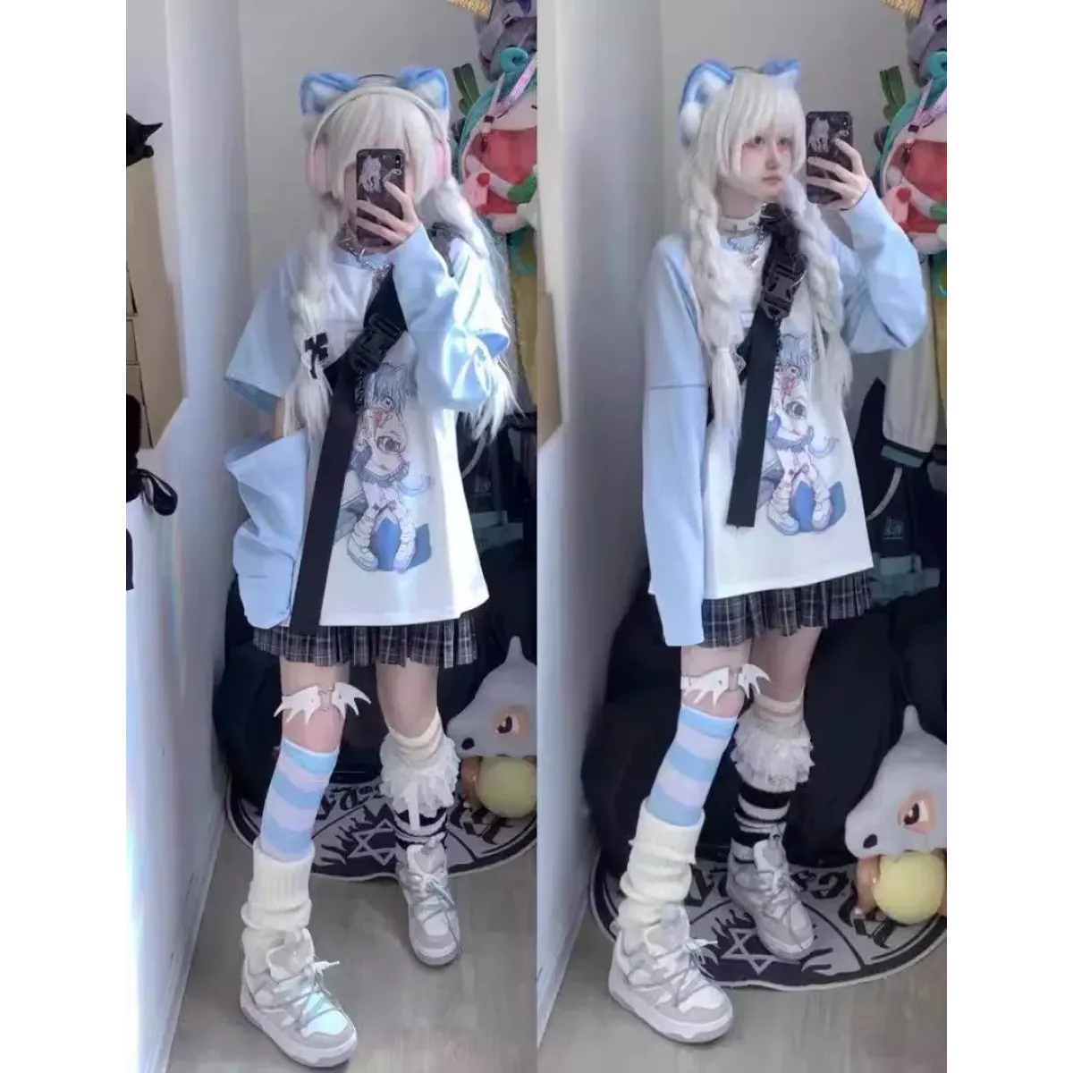 Detachable Sleeve Anime Top