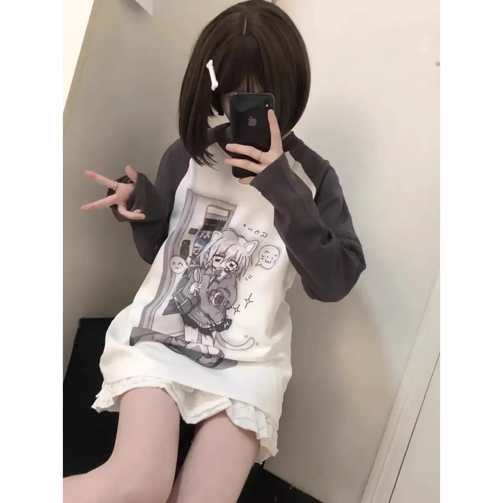 Detachable Sleeve Anime Top