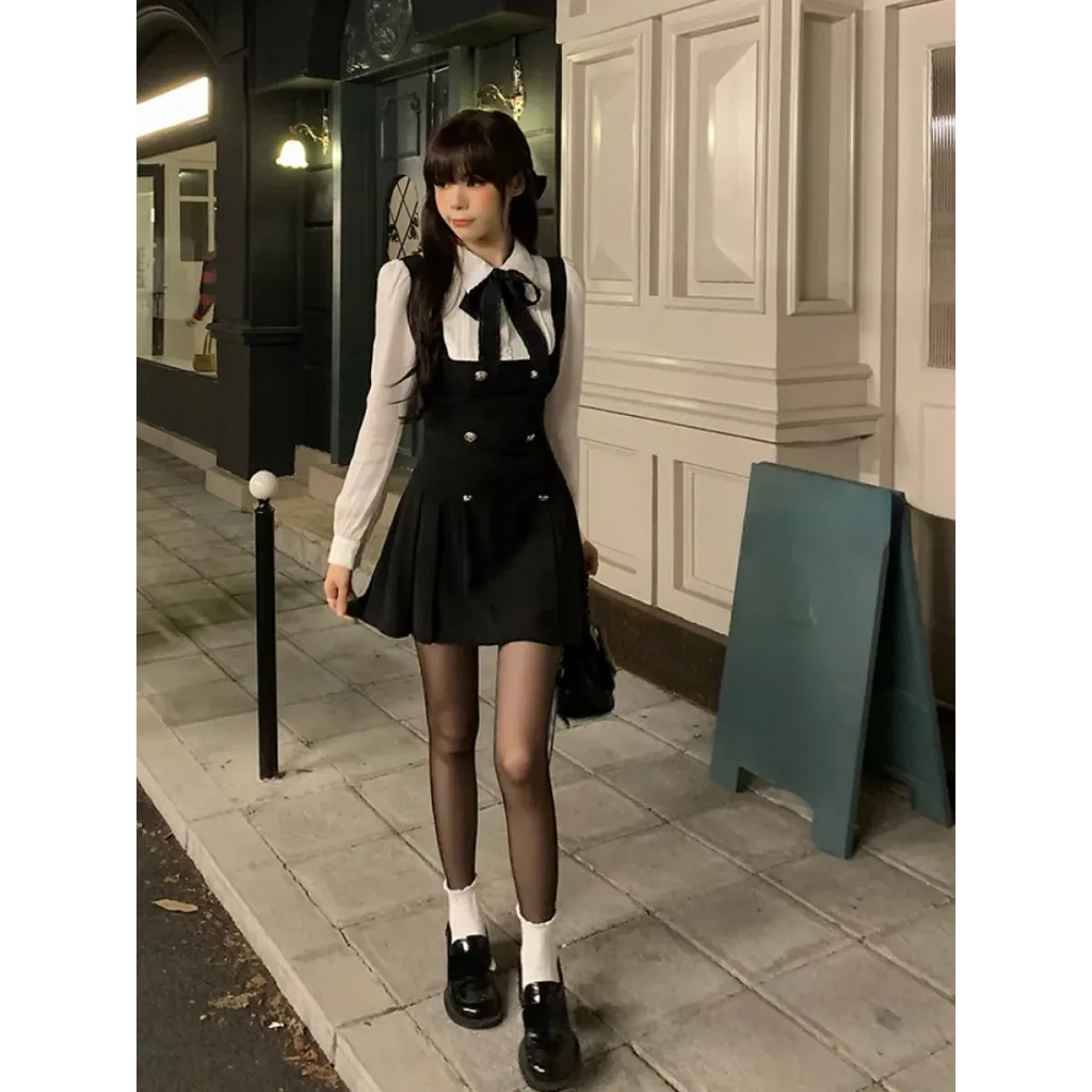 Korean Fashion Autumn Mini Dress