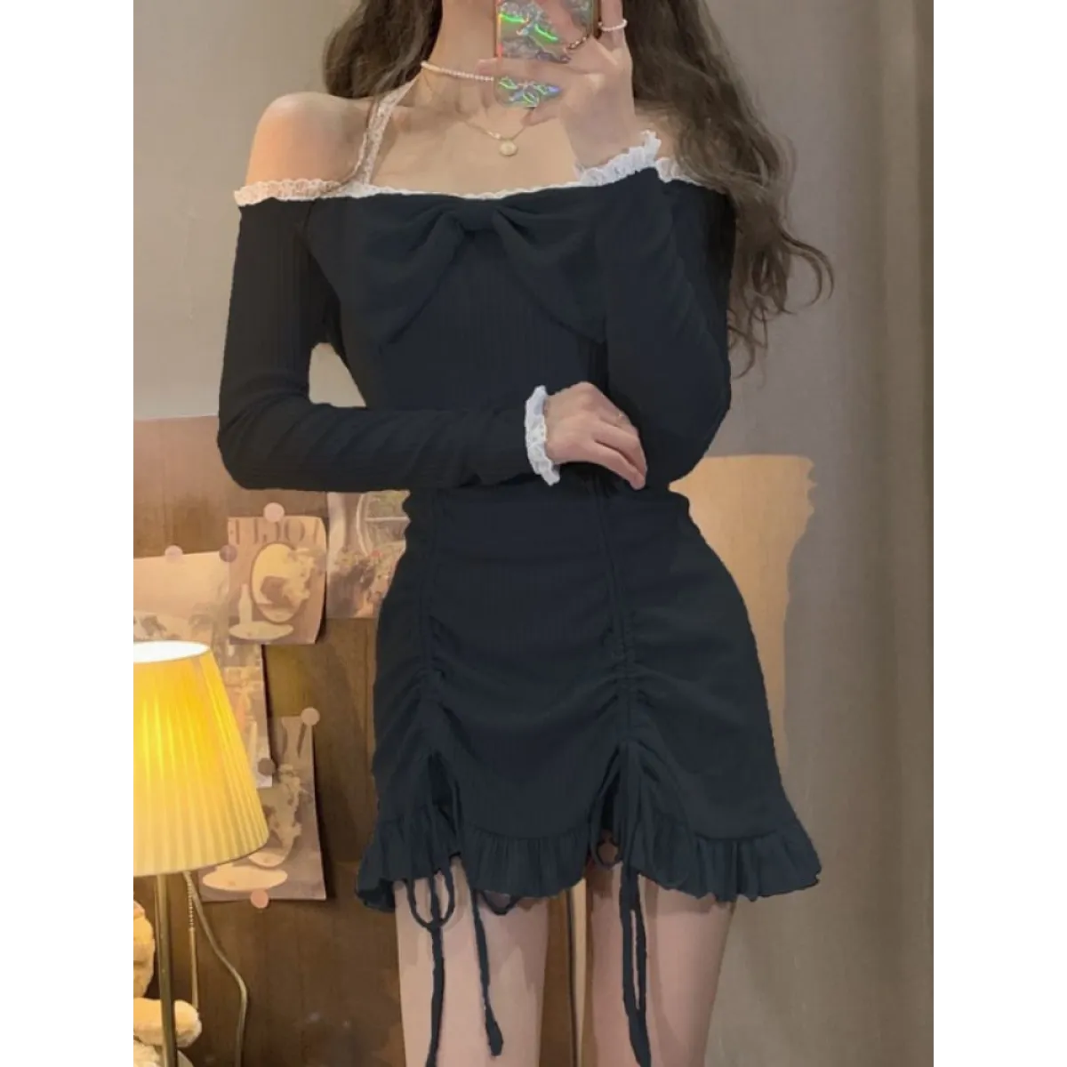 Korean Style Ruffled Lolita Dress