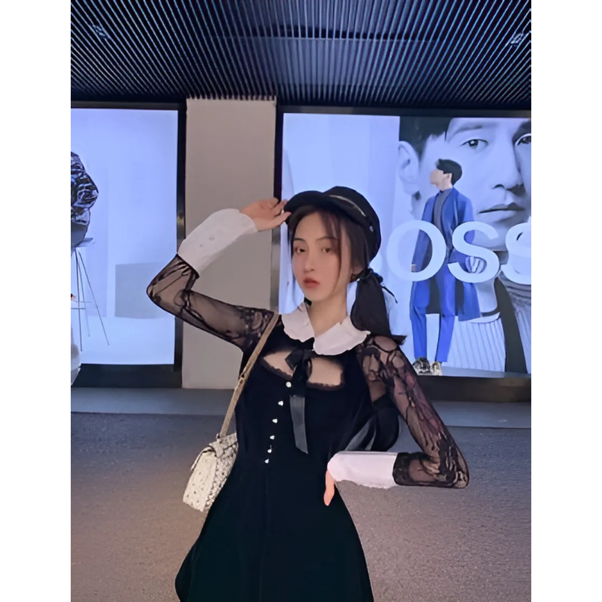 Lolita Hollow Lace Dress