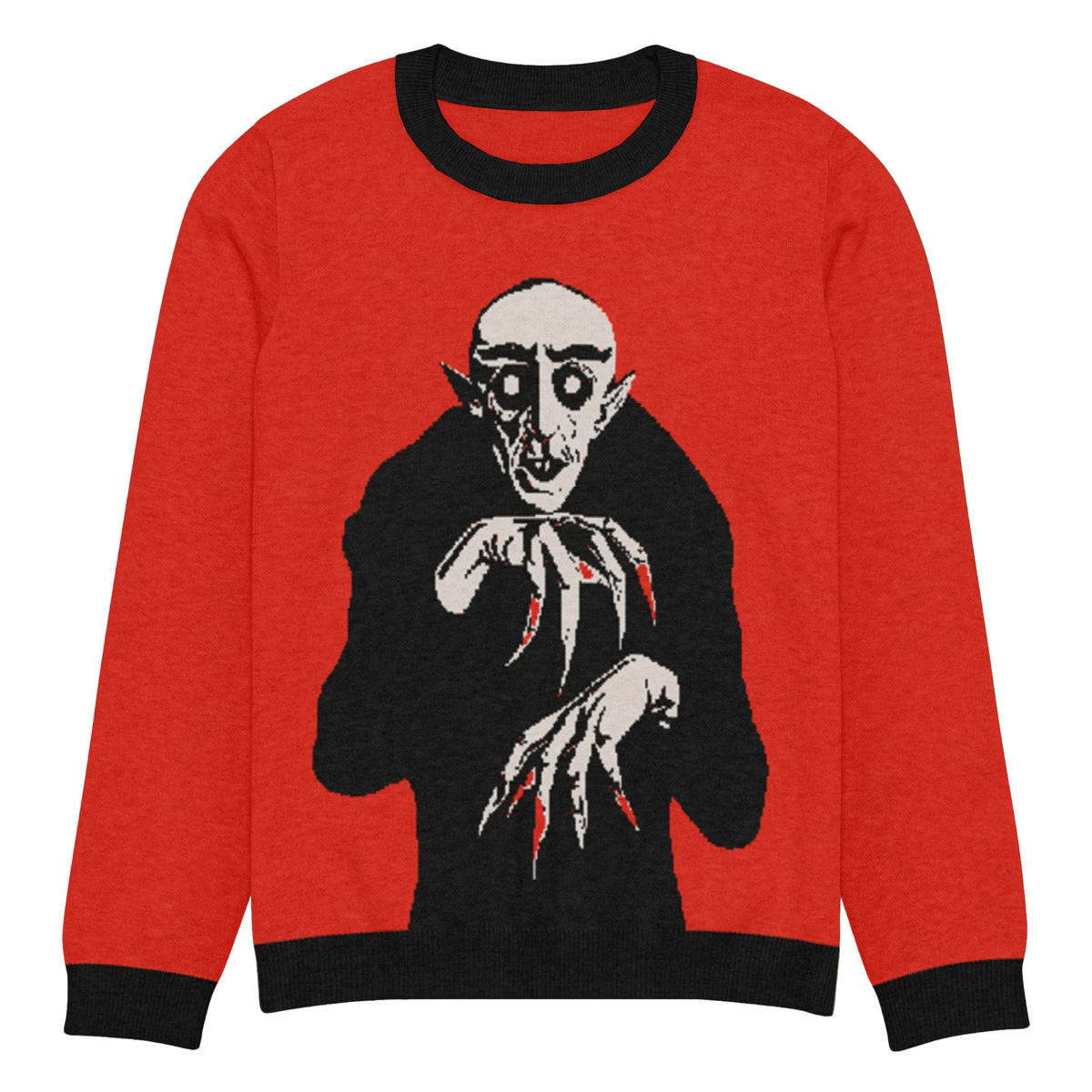 Nosferatu Nights Knit Crewneck Sweater