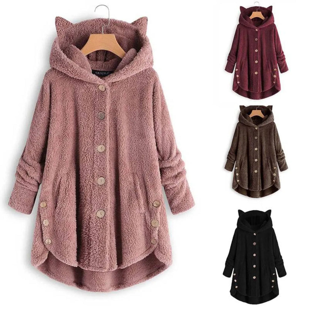 Women's Plush Kawaii Coat