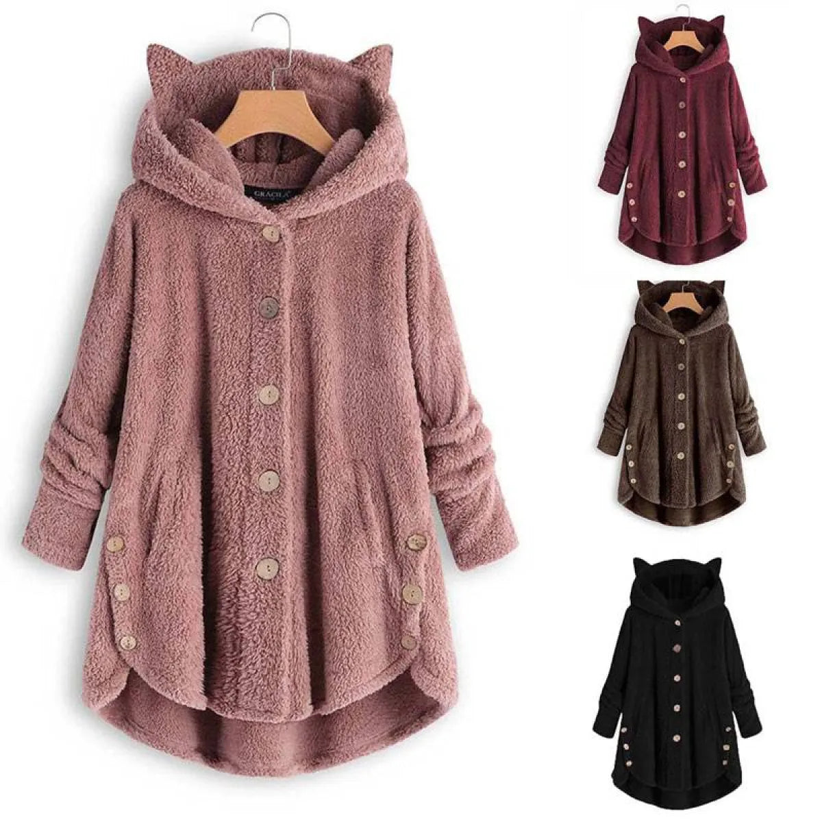Women's Plush Kawaii Coat