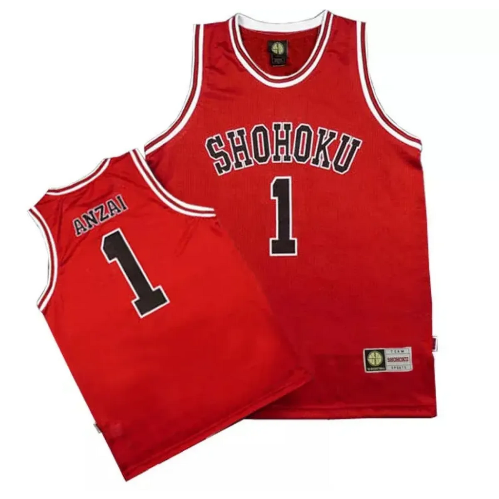 Shohoku Basketball Team Jersey - Sakuragi Hanamichi, Rukawa