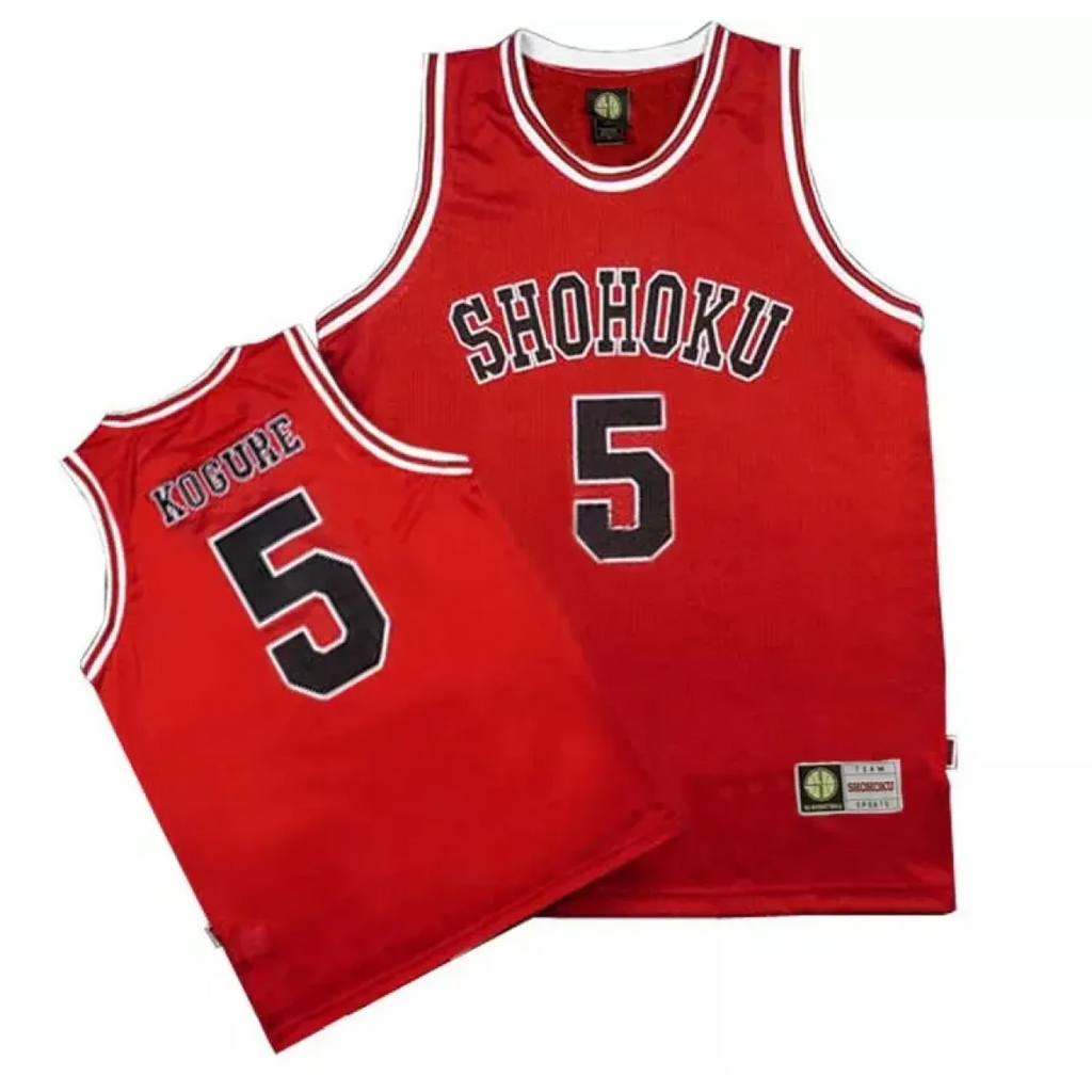 Shohoku Basketball Team Jersey - Sakuragi Hanamichi, Rukawa