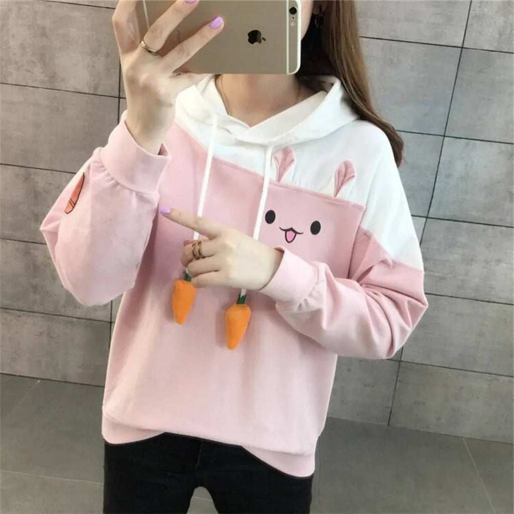 Street Fashion Bunny Hoodie