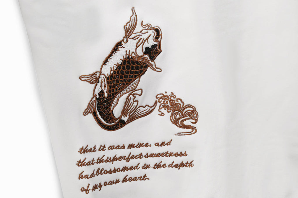 SW9014 Destiny Koi Embroidery Sweater