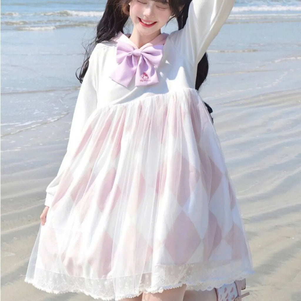 Kawaii Sweet Bow Lace Princess Dresses